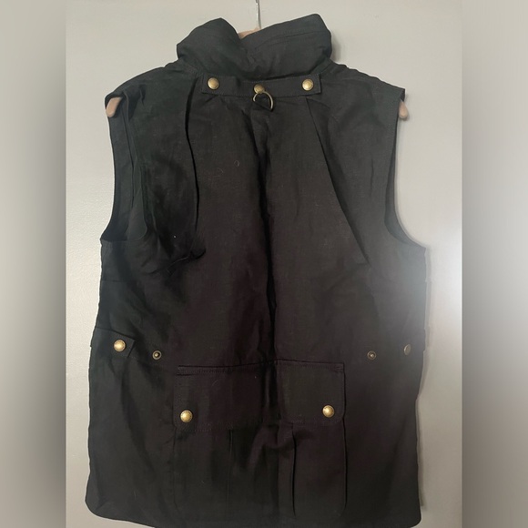 Banana Republic HERITAGE RIVER VEST in Black -sold out online, NWT! - Picture 5 of 6